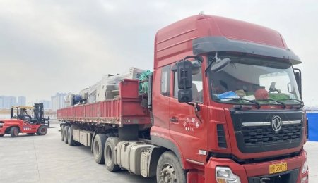 海科佳首套掛面主機(jī)研發(fā)產(chǎn)品完成試機(jī)使命，光榮返崗！